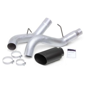 GMC Sierra 3500 Performance Exhaust - Banks Power - Monster Exhaust with SideKick Tip - Black - `11-`16